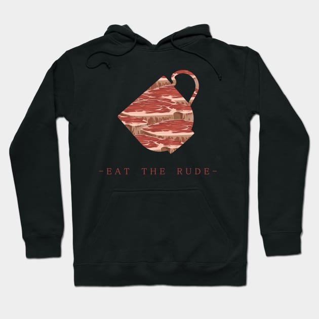 hannibal - eat the rude - teacup Hoodie by ciciyu